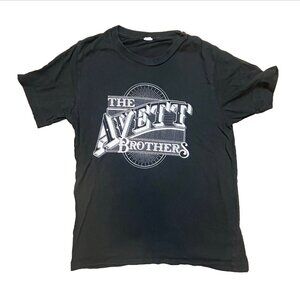 Avett Brothers Black T-Shirt Small Tee Crewneck Folk Music Avett Nation SZ S